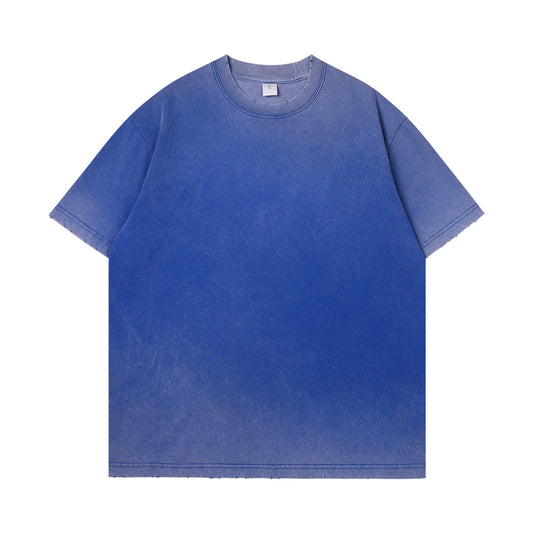 Retro Streetwear Soft Washed Distressed T-shirts Unisex