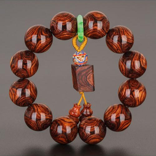 Gelang Rantai Tangan Kayu Hainan Huanghuali