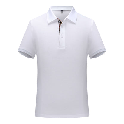 Custom Logo Seamless Polo Shirt Cotton Luxury Corporate Wear