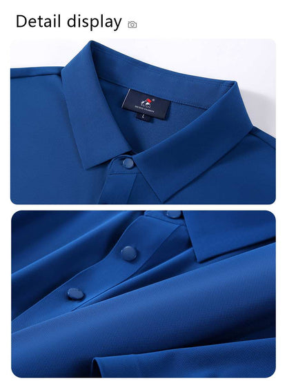 Custom Polo Shirt Cotton Seamless Uniform